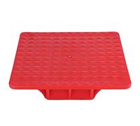 EBTOOLS -terrainBase Tout-Terrain Base Levage Rouge Couleur Rouge de Protection de de cric de Levage de Base d'ABS Tout-Terrain pour soulager l'enfoncement de Levage de cric C9w359