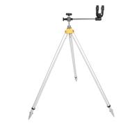 EBTOOLS Trépied Pole Pole en Alliage en Aluminium 80-124 Cm pour l'arpentage avec Une Conception Légère et Une stabilité Améliorée