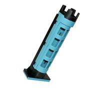 EBTOOLS Tube de Support de Canne à Pêche avec Hauteur et Caoutchouc Souple pour Boîte de Pêche - Solution de Stockage Optimale pour Les Pêcheurs (Bleu Ciel)