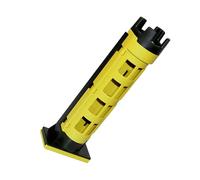 EBTOOLS Tube de Support de Canne à Pêche avec Hauteur et Caoutchouc Souple pour Boîte de Pêche - Solution de Stockage Optimale pour Les Pêcheurs (Yellow)