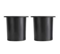 EBTOOLS Tube d'onduleur de Haut-Parleur 2PCS avec Barrière pour Le Son de Basse amélioré, Ouverture de 100 Mm pour Les Haut-parleurs de 8 à 12 Pouces