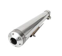 EBTOOLS Tuyau d'échappement de moto, embout d'échappement arrière universel de moto en acier inoxydable de 38-51mm