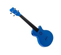 EBTOOLS Ukulélé de Fibre de Carbone de 25 Pouces 4 Cordes Portables Uke pour les Débutants et les Professionnels avec Sac de Transport, pour des Siècles (BLUE)