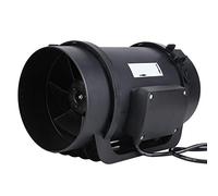 EBTOOLS Ventilateur de Ventilation du Moteur EC de 6,3 Pouces avec Contrôleur de Vitesse PWM pour un Flux d'air Efficace dans les Bureaux et les Maisons