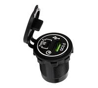 EBTOOLS Voiture Modifiée avec Sortie à Double Port, Type C & QC3.0 Charge Rapide, Puce de Contrôle Sûr - Conception élégante pour Les Véhicules