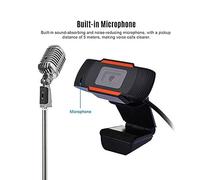 EBTOOLS Webcam Large Angle 1080p avec Micro de Réduction de Bruit et Câble d'extension de Fiche et de Lecture USB pour Ordinateur Portable, Bureau et Boîte de Télévision