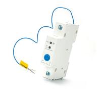 EBTOOLS WiFi Intelligent Circuit Breaker 1P Din Rail Interrupteur avec Contrôle de l'application Ewelink et compatibilité Vocale Assistant pour la Domotique (63A)