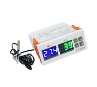 EBTOOLS ZFX-9060A Contrôleur de Température Numérique Intelligent AC110-220V avec Double Affichage, Thermostat de Chauffage/Refroidissement élevé pour les Serres et la Volaille (DC24V 10A)