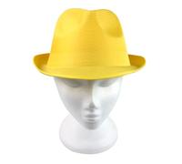 eBuyGB 1275108 Chapeau de Soleil d'été Mixte, Jaune, 1 pièce