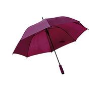 eBuyGB Grand Parapluie de Mariage coloré Automatique Brolly pour Photographe de Mariage, Parapluie Pliable, Long Parapluie avec poignée bâton Pluie - Bordeaux 105 cm d'envergure 82 cm de Long