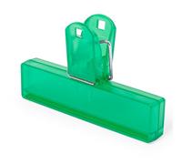 eBuyGB Lot de 10 pinces en plastique extra larges en forme de bouledogue pour remplir des documents, 10 cm de long (vert)