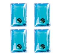 eBuyGB® Lot de 4 chauffe-mains gel chauffant instantané - Pack de chaleur réutilisable (rectangle bleu)