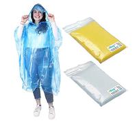eBuyGB Lot de 9 ponchos de pluie imperméables avec capuche