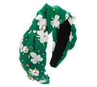 EBVincxmk StPatricks Serre-tête avec nœud pour adulte, festival, verre, carnaval, fête, coiffe, festival, décoration de cheveux