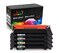 EBY 4 Samsung CLT-404S Cartouches de Toner Compatible pour Samsung Xpress C480W C483W C480FW SL-C480W SL-C483W SL-C430W SL-C480FW SL-C430 SL-C480FN (CLT-P404C/ELS CLT-K404S CLT-M404S CLT-Y404S Toner)