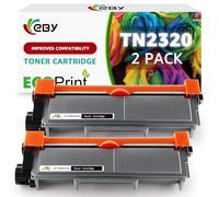 EBY TN 2320 TN 2310 Cartouche de Toner Compatible pour HL-L2300DW MFC-L2700DW DCP-L2520DW MFC- L2720DW HL-L2340dw HL-L2360DW MFC-L2740DW DCP-L2540DW DCP-2560DW HL- L2365DW Imprimante (2 Noir)