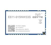 EBYTE 868M 915M Transmission de données/image longue distance E611-868NW33S E611-915NW33S Réseau étoile 33 dbm AT commande PA LNA SAW ESD (915M)