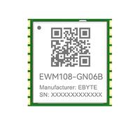 EBYTE Beidou Module de positionnement et de navigation AT9880B BDS B1I B1C B2I B3I B2a B2b EWM108-GN06B Low Power LNA Stamp Hole Antenna Small Size (EWM108-GN06B)
