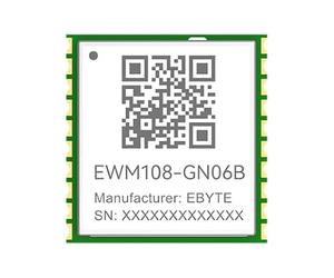 EBYTE Beidou Module de positionnement et de navigation AT9880B BDS B1I B1C B2I B3I B2a B2b EWM108-GN06B Low Power LNA Stamp Hole Antenna Small Size (EWM108-GN06B)