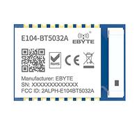 EBYTE BLE 5.0 nRF52832 Module Bluetooth série 4dbm vers BLE E104-BT5032A Module émetteur-récepteur sans fil antenne en céramique SMD