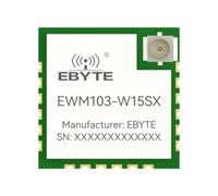 EBYTE Carte de test 2,4 G WiFi + BLE5.1 double mode EWM103-W15S MQTT AT Command Low Power AP STA 3 prises (interface d'antenne Ipex )