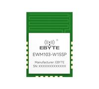 EBYTE Carte de test 2,4 G WiFi + BLE5.1 double mode EWM103-W15S MQTT AT Command Low Power AP STA 3 prises (antenne PCB)