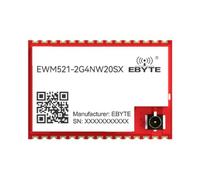EBYTE Lora 433 470 868 915M Module maille FSK 30 dbm longue distance routage automatique PCB trous de timbre de qualité industrielle, faible puissance, auto-routant, réseau auto-réparateur (EWM521