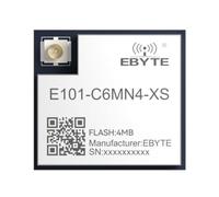 EBYTE Module E101-C6MN4 Bluetooth Wifi IOT SoC 2,4 G 20 dbm 200 m WIFI6 BLE5.3 ESP32-C6 MQTT IPV6 4M Flash AT Command PCB (E101-C6MN4-XS)