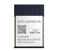 EBYTE Module E101-C6MN4 Bluetooth Wifi IOT SoC 2,4 G 20 dbm 200 m WIFI6 BLE5.3 ESP32-C6 MQTT IPV6 4M Flash AT Command PCB (E101-C6WN8-PS)