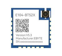 EBYTE Module port série BLE5.3 DA14535 E104-BT52-V5.3 OTA longue distance 250 m faible puissance MAC UART de qualité industrielle (E104-BT52X-V5.3)
