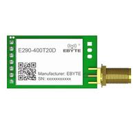 EBYTE Module sans fil Chirpiot E290 433/868/915 MHz PAN3060 LoRa 20/30 dbm à commande AT, relais de transmission de port série à faible puissance, mise à niveau IAP (400 M UART 20 dbm)