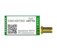 EBYTE Module sans fil Chirpiot E290 433/868/915 MHz PAN3060 LoRa 20/30 dbm à commande AT, relais de transmission de port série à faible puissance, mise à niveau IAP (400 M UART 30 dbm)