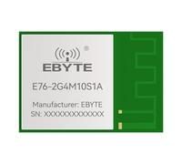 EBYTE Module sans fil Soc 2,4 G TL7215D/nRF54L15 E71/E73/E76 Faible puissance longue distance BLE6.0 Ble Mesh Zigbee Test Board (E76-2G4M10S1A)