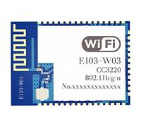 EBYTE Module série CC3220R 2,4 G vers Wi-FI SMD E103-W03 18 dbm at Command MQTT Modbus UDP Websocket Connect TSL/SSL 4 Voies STA