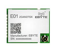 Ebyte NRF24L01P Module sans fil 2,4 GHz 27 dBm E01-2G4M27SX Longue portée 4 km Petite taille intégré PA LNA RF émetteur-récepteur