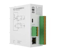 EBYTE Profinet Module E/S à distance numérique analogique série P31 Botu Step 7 GSD Commutateur intégré RS485 Profinet vers Modbus RTU (hôte 8DI 8DO)