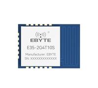 EBYTE TLSR8208 Module de transmission transparent avec port série 2,4 G UART E35-2G4T10S Faible puissance et fréquence d'air longue distance 250 K-2 m Antenne PCB