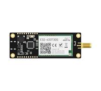 EBYTE UART Lora RF Kit de développement d'émetteur-récepteur hors ligne 433 MHz Écran OLED E32-433TBH-SC 30 dbm longue distance avec antenne