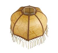 EBZFASO Abat-Jour pour Salon, Abat-Jour Multicolore de 20 cm en Forme de Parapluie avec Pompons for Lampe de Table, Lustre ou Applique Murale(Color-02)