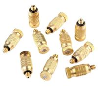 EBZFASO Buses de brumisation, Laiton atomisant la brumisation becs 10PC 3/16In Basse Pression 0.1-0.5mm