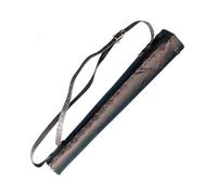 EBZFASO Carquois pour Le tir à l'arc Porte-carquois à flèches réglable en Cuir PU à Une épaule(Black)