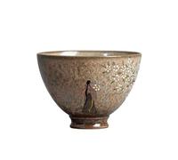 EBZFASO Coffee and Tea Mugs, Tasse à thé Jianzhan 100 ml, peinte à la main(Handmade Style 1)