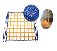 EBZFASO Filet pour camion, Sangles de levage de sécurité, filet de chargement for benne de camionnette(1.5 X 1.5M/Mesh 10cm/Load 1t)