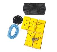 EBzvblxm de Tours en Blocs pour Le Team Building, Blocs de Construction d'équipe, Jeu d'empilage ABS Multicolore, 5/8/10 pièces for Adultes en Plein air(Yellow,5PCS)