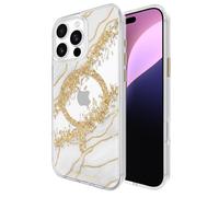 ec Magsafe] - tui du tlphone en marbre avec protection de 12 pieds drop - couverture magntique premium pour iPhone 16 Pro Max - Karat Granite