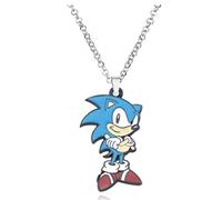 EC Trading Sonic Hérisson debout Collier avec pendentif dessin animé