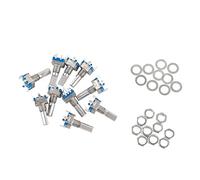 EC11 Rotary Encodeur 10pcs Interrupteur de potentiomètre numérique avec interrupteur 5 broches pour l'électronique automobile, audio multimédia