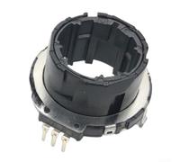 EC28 Encodeur rotatif à arbre creux 30 détentes 15 impulsions par révolution Commutateur d'encodage incrémental pour contrôle du volume audio DVD de voiture, construction en métal et plastique