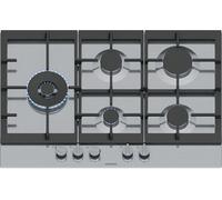 Siemens Table de cuisson EC7A5SI90 – 75 cm – 5 feux (Wok 5 kW) – Inox