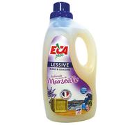 ECA PROS Lessive blanc et couleur parfum savon de Marseille 2 L